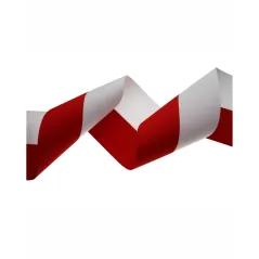 Taśma Sztandarowa Biało-Czerwona 50 M 10 Cm Do Flag I Szarf Ariadna
