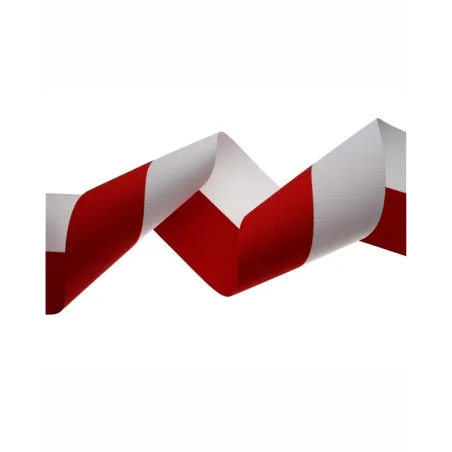 Taśma Sztandarowa Biało-Czerwona 50 M 10 Cm Do Flag I Szarf Ariadna