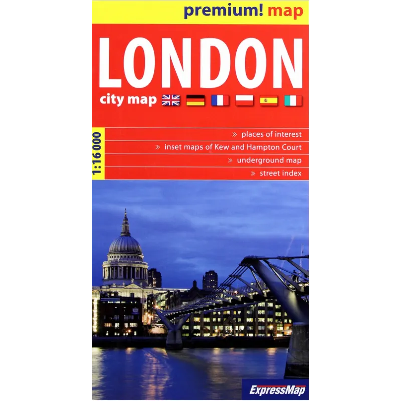 LONDYN / LONDON PLAN MIASTA 1:16 000