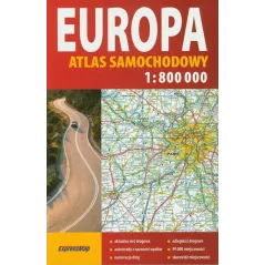 EUROPA ATLAS SAMOCHODOWY 1:800 000