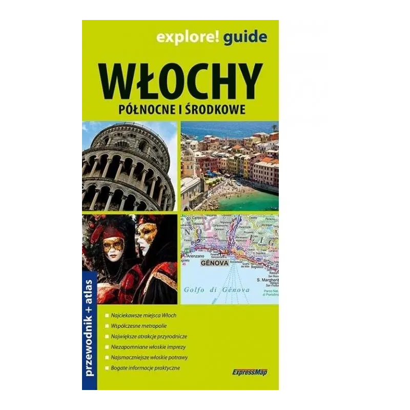Włochy północne i środkowe 2w1  przewodnik  atlas