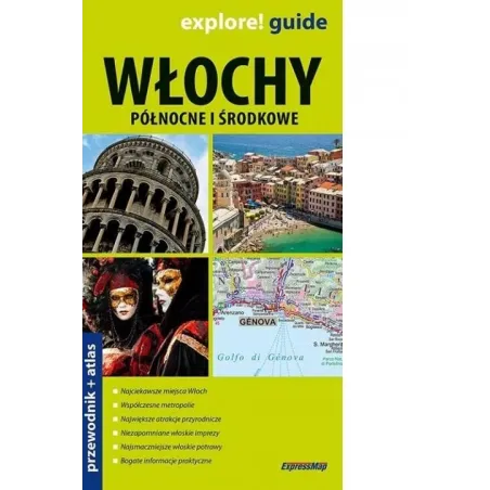 Włochy północne i środkowe 2w1  przewodnik  atlas