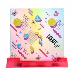 Paleta Do Makijażu Dla Dzieci Z Lusterkiem I Holograficznym Opakowaniem 6+