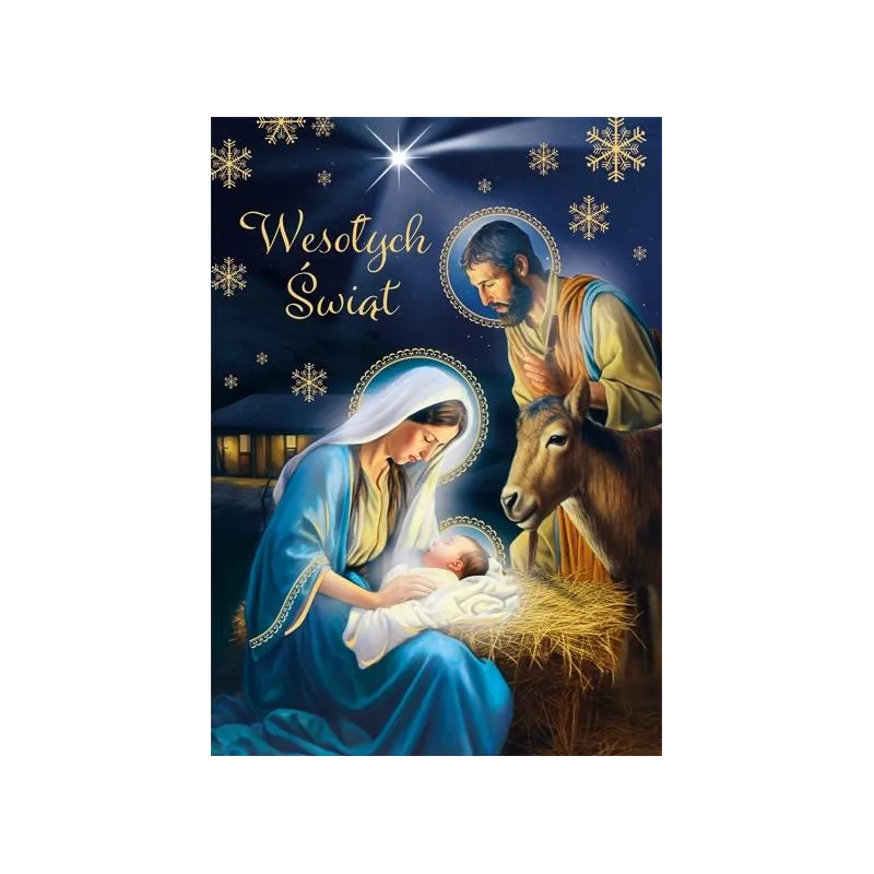 KARNET ŚWIĄTECZNY Z KOPERTĄ BOŻE NARODZENIE KARNET ŚWIĄTECZNY Z KOPERTĄ BOŻE NARODZENIE