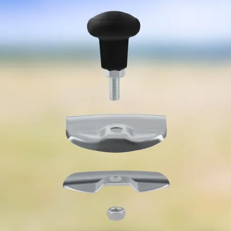 Uniwersalna Gałka Kierownicy Czarna 5 Cm