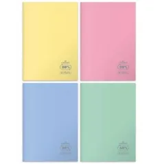 ZESZYT A5 HERLITZ PASTEL COLORS KRATKA 60 KARTEK