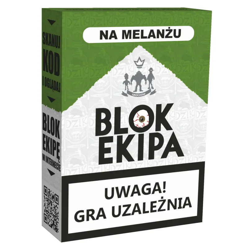 BLOK EKIPA NA MELANŻU IMPREZOWA GRA KARCIANA 18+