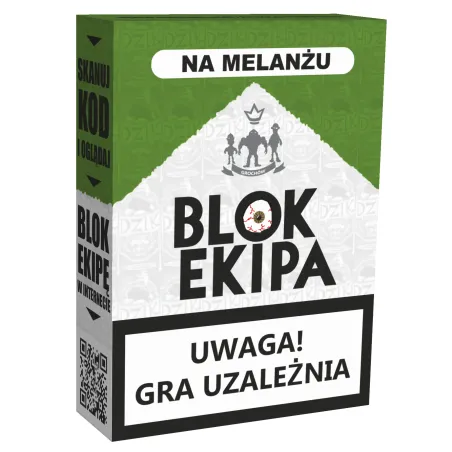 BLOK EKIPA NA MELANŻU IMPREZOWA GRA KARCIANA 18+