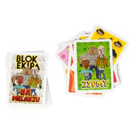 Blok Ekipa Na Melanżu Imprezowa Gra Karciana 18+