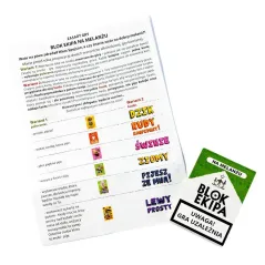 BLOK EKIPA NA MELANŻU IMPREZOWA GRA KARCIANA 18+