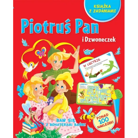 PIOTRUŚ PAN I DZWONECZEK KSIĄŻKA Z ZADANIAMI - Olesiejuk