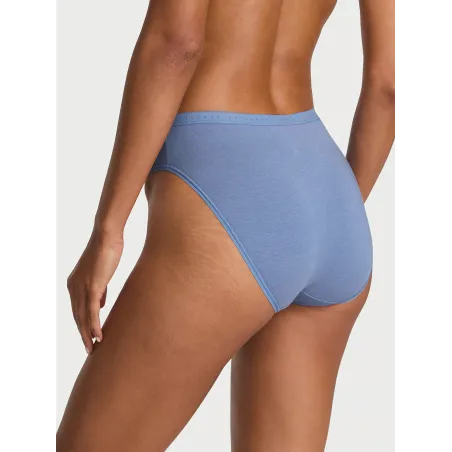 Majtki Damskie Victoria’s Secret Wysoko Wycięte Bawełniane Rozmiar L