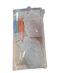 DOMKI DO KOLOROWANIA DEKORACJE Z PIANKI + PISAKI JUMI 3+