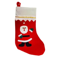 SKARPETA ŚWIĄTECZNA MIKOŁAJ NA PREZENT 35 CM