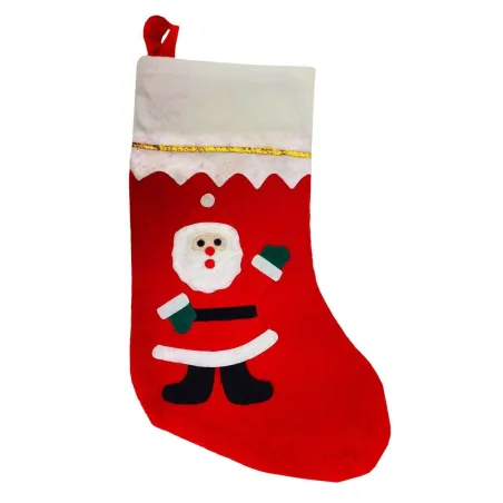 Skarpeta Świąteczna Mikołaj Na Prezent 35 Cm