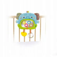 SŁONIK USPOKAJACZ DLA NIEMOWLĄT Z LUSTERIEM SMILY PLAY 0+