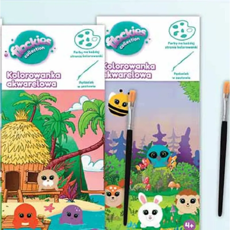 KOLOROWANKA AKWARELOWA FLOCKIES TM TOYS 3+