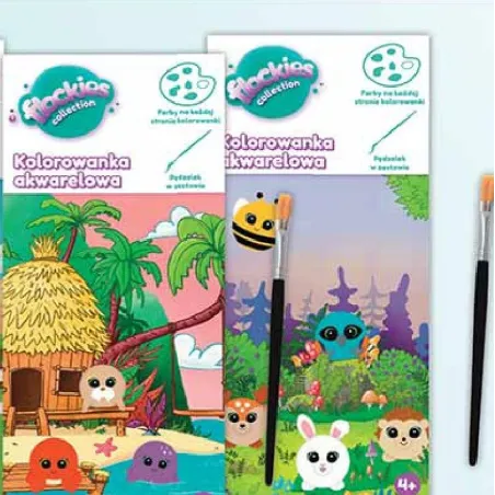 KOLOROWANKA AKWARELOWA FLOCKIES TM TOYS 3+