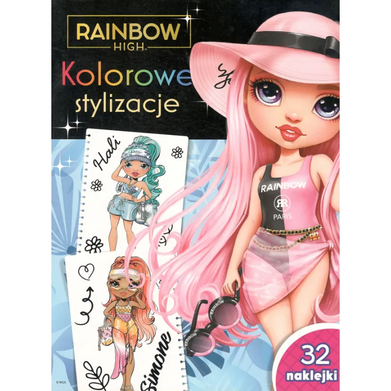 RAINBOW HIGH. KOLOROWE STYLIZACJE 32 NAKLEJKI