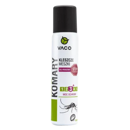 Vaco Spray Na Komary Kleszcze I Meszki 100 Ml Dla Całej Rodziny