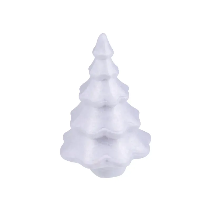 CHOINKI STYROPIANOWE 14 CM ZESTAW 2 SZT DO DEKORACJI ŚWIĄTECZNYCH