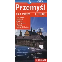 PRZEMYŚL +6 PLAN MIASTA 1 : 15 000 - Demart