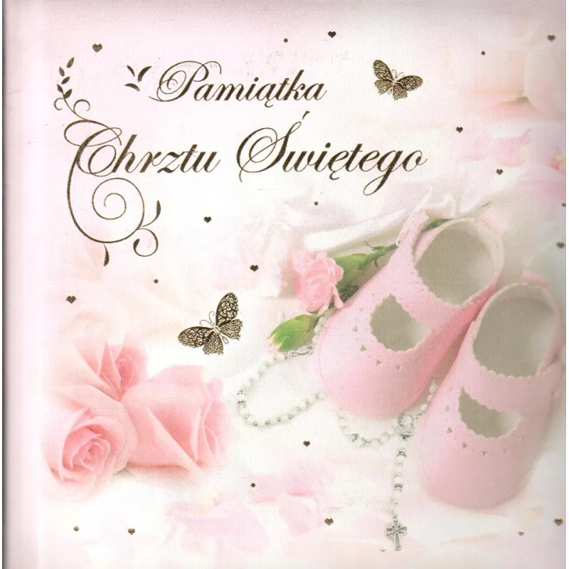 KSIĄŻECZKA NA CHRZEST KWADRATOWA PAMIĄTKA PAN DRAGON