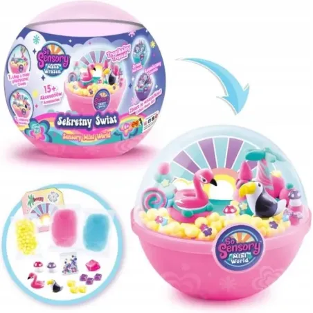 So Sensory Masa Wrażeń Sekretny Świat Zestaw Kreatywny 3+
