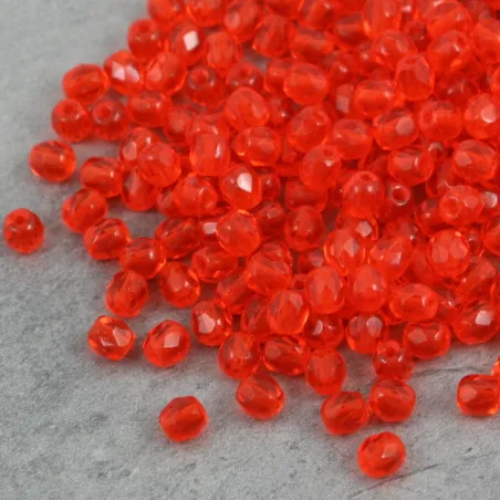 Koraliki Do Biżuterii Czerwone 4Mm Koraliki Do Biżuterii Czerwone 4Mm