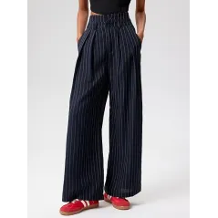 Spodnie Damskie Cider W Paski Rozmiar Xl