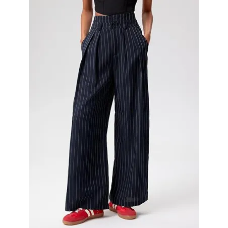 Spodnie Damskie Cider W Paski Rozmiar Xl