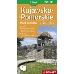 KUJAWSKO-POMORSKIE. MAPA TURYSTYCZNA PODRÓŻOWNIK 1 : 250 000 - Demart