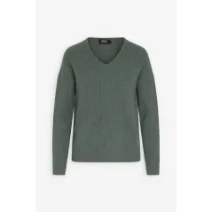 SWETER DAMSKI ONLY Z DEKOLTEM W SEREK ROZMIAR XL