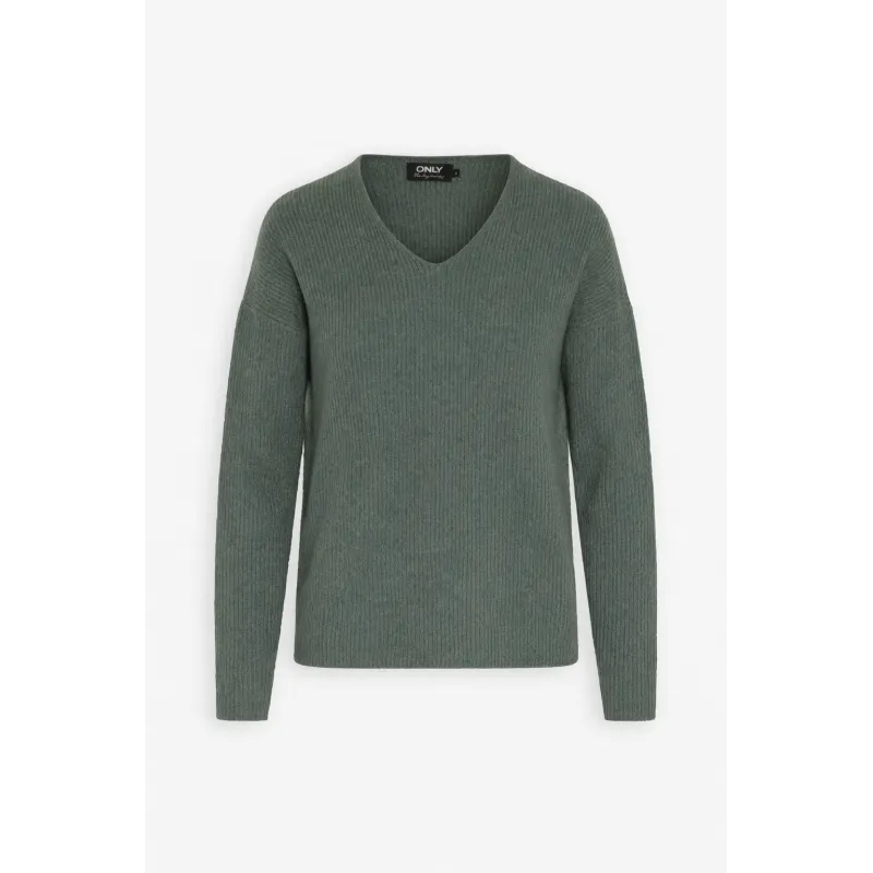 SWETER DAMSKI ONLY Z DEKOLTEM W SEREK ROZMIAR XL SWETER DAMSKI ONLY Z DEKOLTEM W SEREK ROZMIAR XL