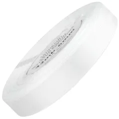 TASIEMKA SATYNOWA BIAŁA 1 CM X 22,8 M DEKORACYJNA