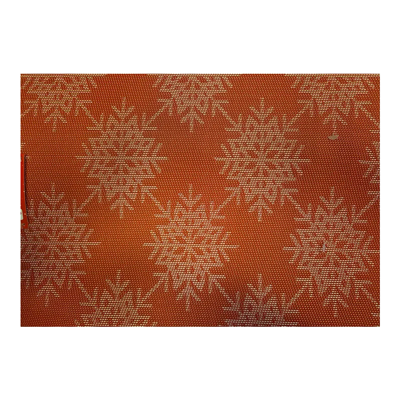 ŚWIĄTECZNA PODKŁADKA NA STÓŁ CZERWONA W ŚNIEŻYNKI 2 SZTUKI