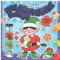 GWIAZDKA KOLOROWANKI NAKLEJKI Elżbieta Moyski - AWM