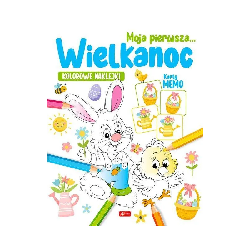 MOJA PIERWSZA WIELKANOC. KOLOROWANKA Z NAKLEJKAMI