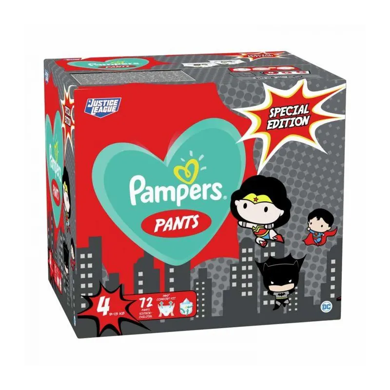 PIELUCHY PAMPERS PANTS SPECIAL EDITION ROZMIAR 4, 9-15 KG 72 SZT - Procter & Gamble
