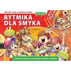 Rytmika dla smyka płyta CD. Ciekawe pomysły na kształcące zabawy z dziećmi. 11 przebojów przedszkolaka Urszula Inglot