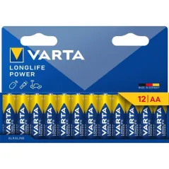 BATERIE ALKALICZNE VARTA AA LONGLIFE POWER 12 SZTUK LR06