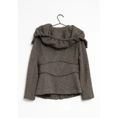 KURTKA DAMSKA ZARA Z DOMIESZKĄ WEŁNY ROZMIAR S