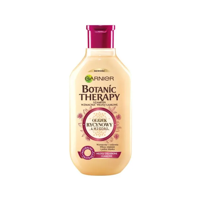 GARNIER BOTANIC THERAPY SZAMPON DO WŁOSÓW ŁAMLIWYCH OLEJEK RYCYNOWY 250 ML