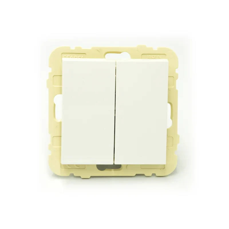 WŁĄCZNIK PODWÓJNY KRZYŻOWY BIAŁY EFAPEL LOGUS 90