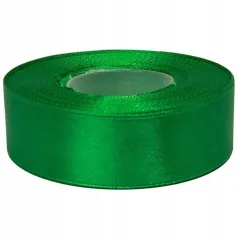WSTĄŻKA TASIEMKA DEKORACYJNA ZIELONA