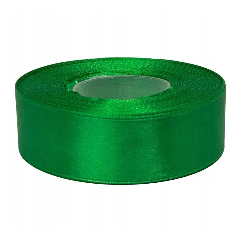 WSTĄŻKA TASIEMKA DEKORACYJNA ZIELONA