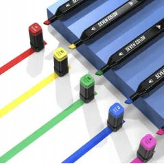 DWUSTRONNE MARKERY ALKOHOLOWE 120 SZT. Z ESTETYCZNYM ETUI