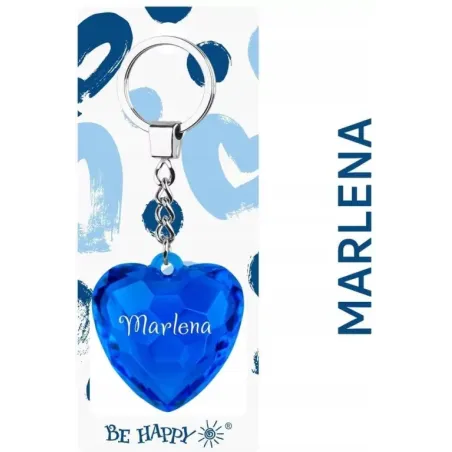 BRELOK MARLENA W KSZTAŁCIE SERCA BE-HAPPY GIFTS