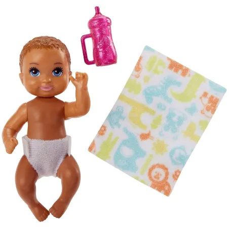 BARBIE SKIPPER LALKA NIEMOWLĘ + AKCESORIA 3+ - Mattel