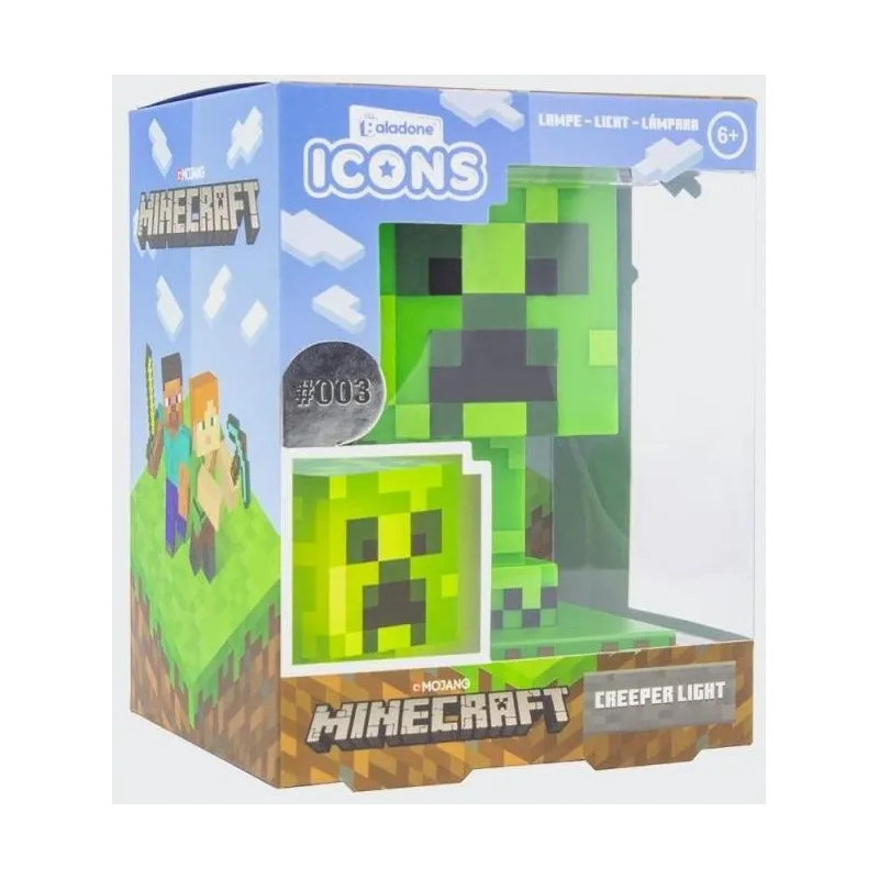 LAMPKA MINECRAFT ICONS CREEPER 6+ LAMPKA MINECRAFT ICONS CREEPER 6+